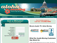 Aloha Moving, Austin Texas Movers, Moving Quotes