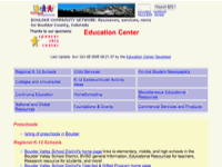 Boulder Community Network: Education Center
