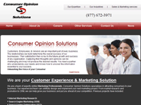 Consumer Opinion Solutions: Customer Satisfaction, Website Management