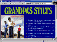 Grandpa's Stilts