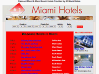 Miami Hotels - Miami Discount Reservations