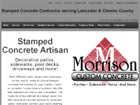 Stamped concrete contractor serving Lancaster, Chester Counties