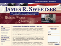 James R Sweetser, Spokane Personal Injury Attorney