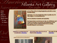 Atlanta Art Gallery Website