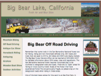 Big Bear Off Road Driving