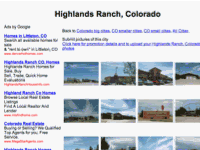 Highlands Ranch, Colorado - City Information