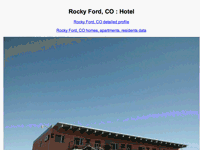 Rocky Ford, CO : Hotel