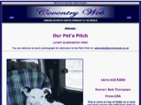 Coventry Web - Pet's Pitch