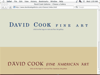 Cook David, Fine American Art