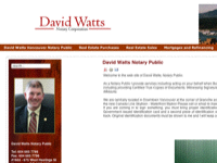 David Watts, Notary Public