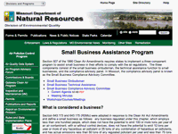 MoDNR Small Business Assistance Program