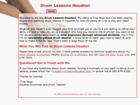 Drum Lessons Houston
