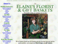 Elaine's Florist and Gift Baskets