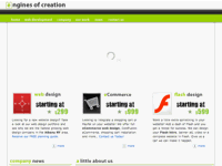 EnginesofCreation.com Professional Website Design