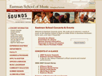 Concert Information - Eastman School of Music