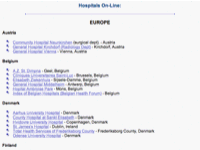 Hospitals in Europe