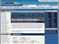 Sacramento Ticket Broker