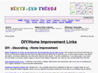 DIY and Home Improvement Links
