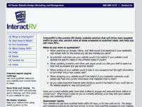 Interact RV Dealer Website Design