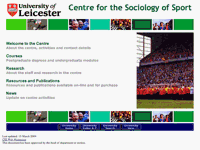 Centre for the Sociology of Sport: University of Leicester