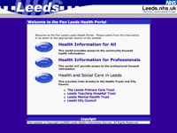 Pan Leeds Health Portal