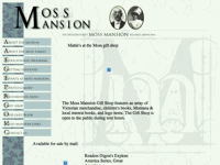 Historic Moss Mansion - Gift Shop