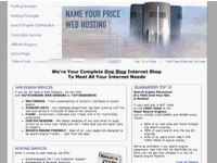 Name Your Price Web Hosting
