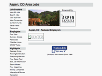 NationJob Network - Aspen, CO Area Jobs
