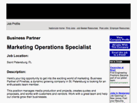 Marketing Operations Specialist