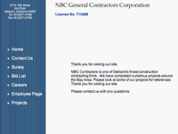 NBC General Contractors Corporation