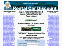 Aspen National Car Rental Discounts and Codes