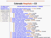 Colorado Hospitals and Medical Centers