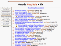Nevada Hospitals and Medical Centers