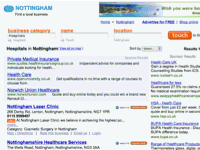Touch Nottingham Hospital Directory