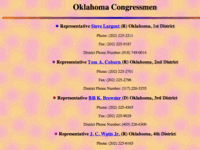 Oklahoma's Congressional Delegation