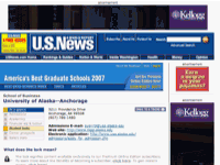 USNews.com: Graduate School: University of Alaska
